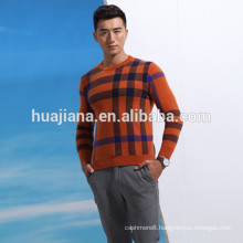 good cashmere men's knitting crewneck sweater